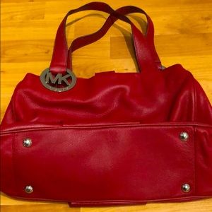 Red Michael Kors shoulder bag